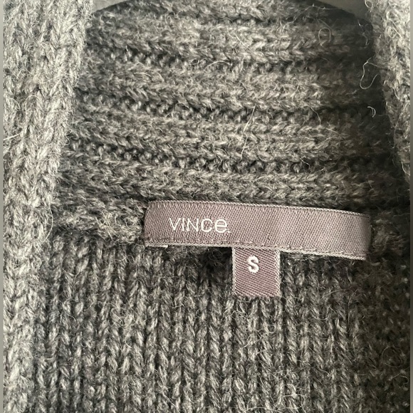 Vince Cardigan Sweater. Wool Blend. Pre-Owned. - Picture 6 of 8